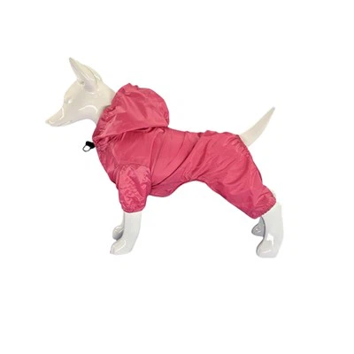 Regnfrakkar fyrir hunda með hettupeysu