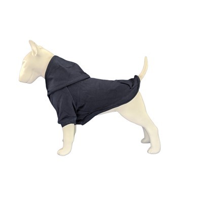 Dökkblár hettupeysa fyrir hunda